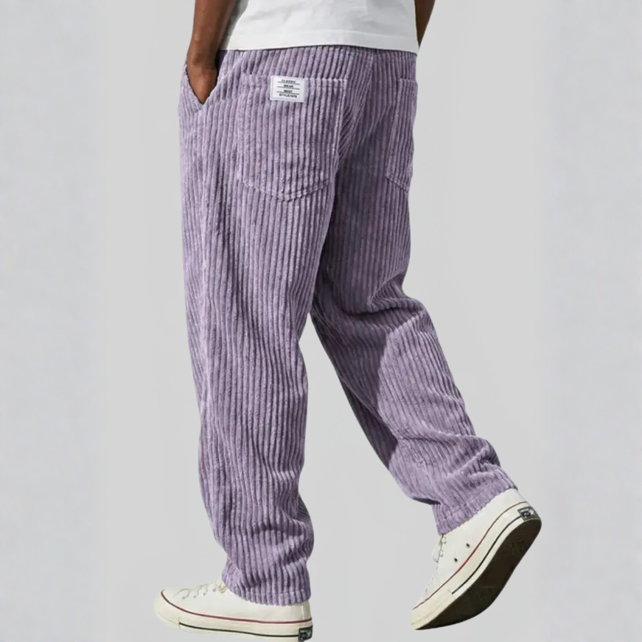 Gareth | Pantaloni in velluto a coste d'ispirazione vintage