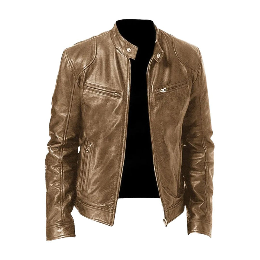 FOSCARI LABEL | Giacca in pelle casual