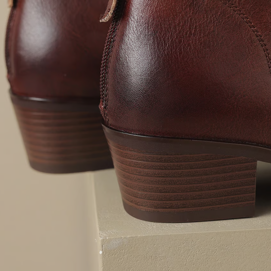 Claudine™ | Stivaletti di lusso con tacco basso