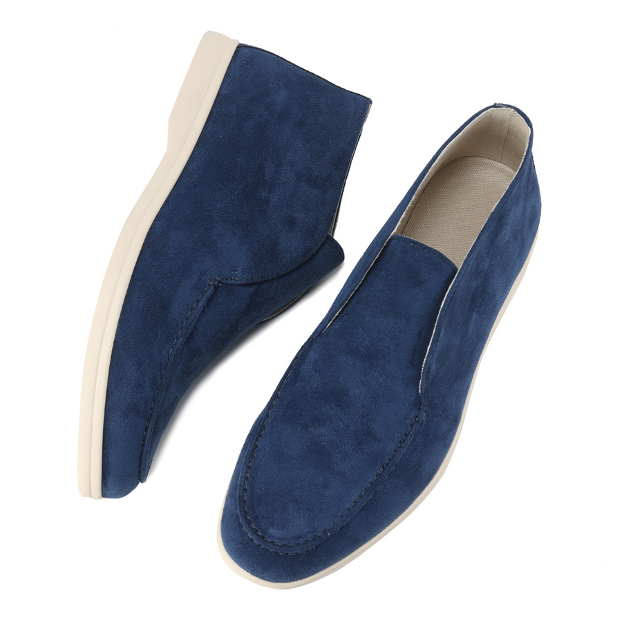 FOSCARI LABEL | MOCASSINI ALTI IN CAMOSCIO