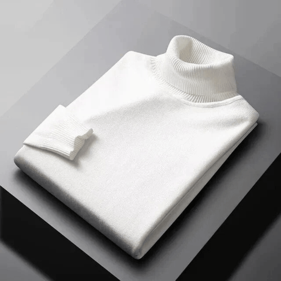 Maglione a collo alto in cashmere André Ferran