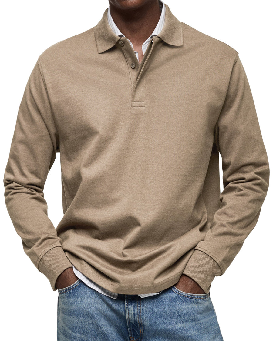 FOSCARI LABEL | POLO DI LUSSO A MANICHE LUNGHE