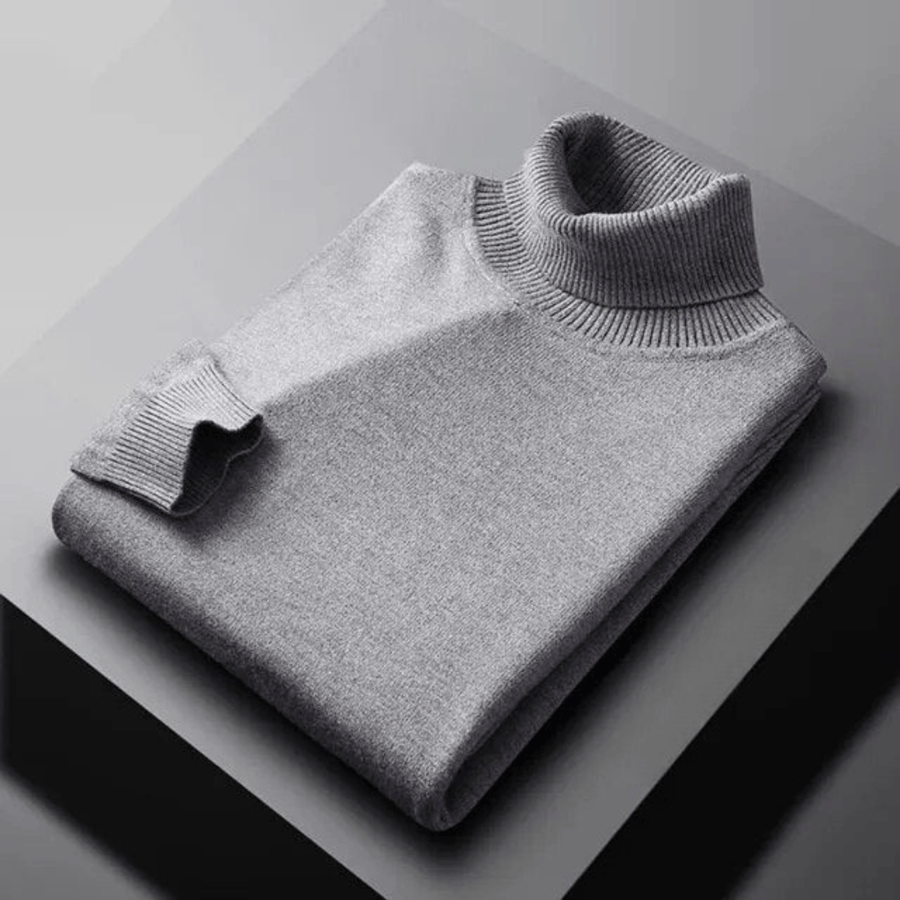 Maglione a collo alto in cashmere André Ferran