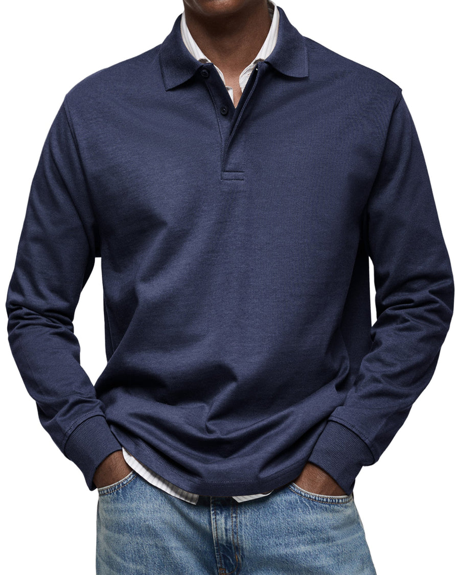 FOSCARI LABEL | POLO DI LUSSO A MANICHE LUNGHE