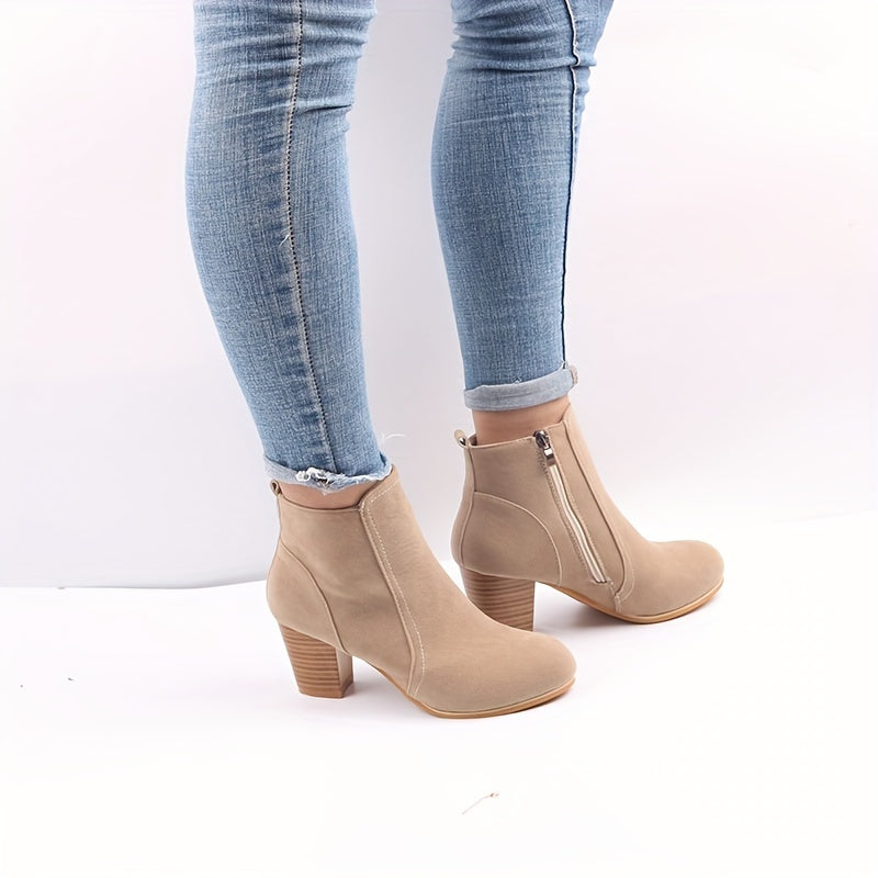 Maryline™ – Stivaletti con tacco stabile e comfort di lunga durata