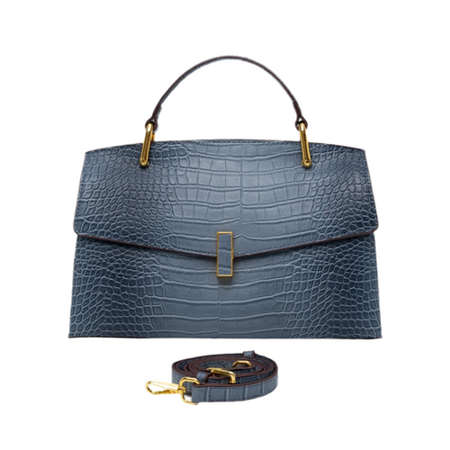 Elisa | Borsa Tote Effetto Coccodrillo