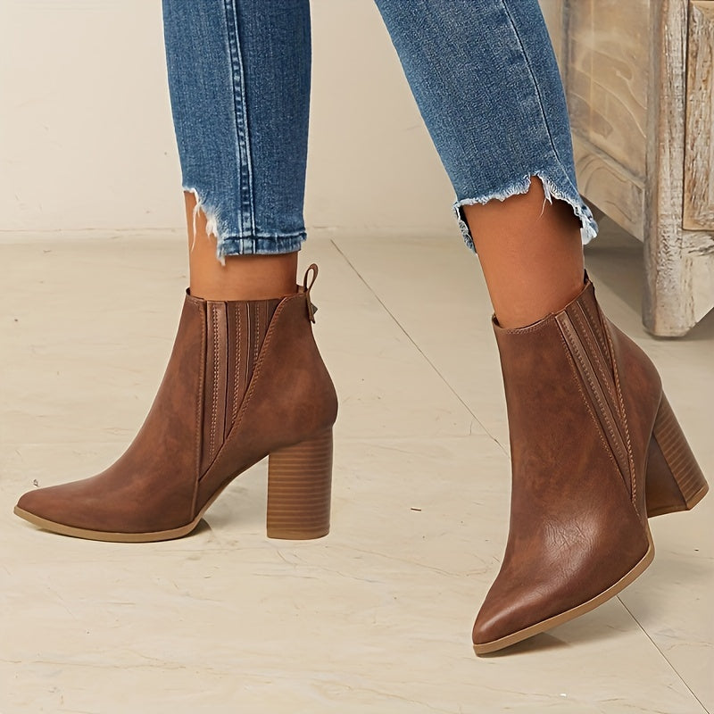 Eva | Stivaletti eleganti e confortevoli con tacco quadrato