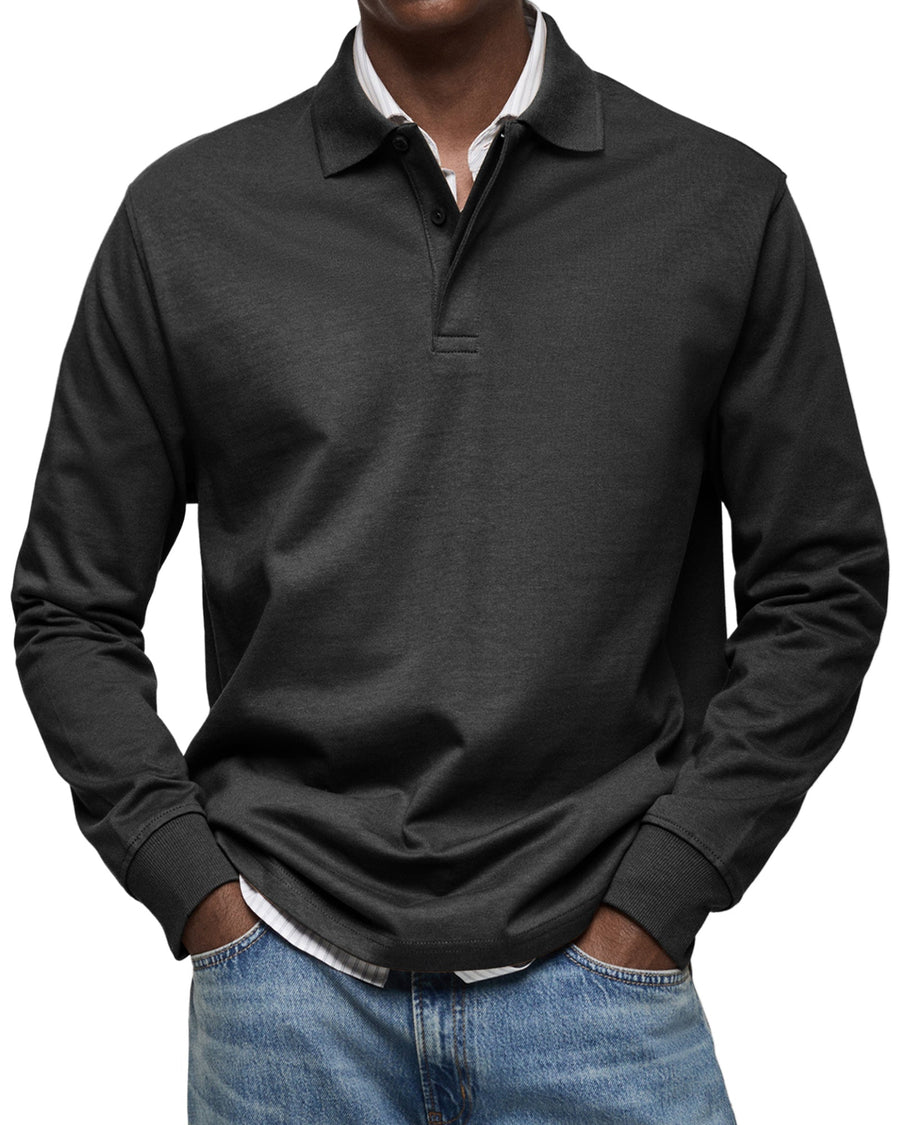FOSCARI LABEL | POLO DI LUSSO A MANICHE LUNGHE