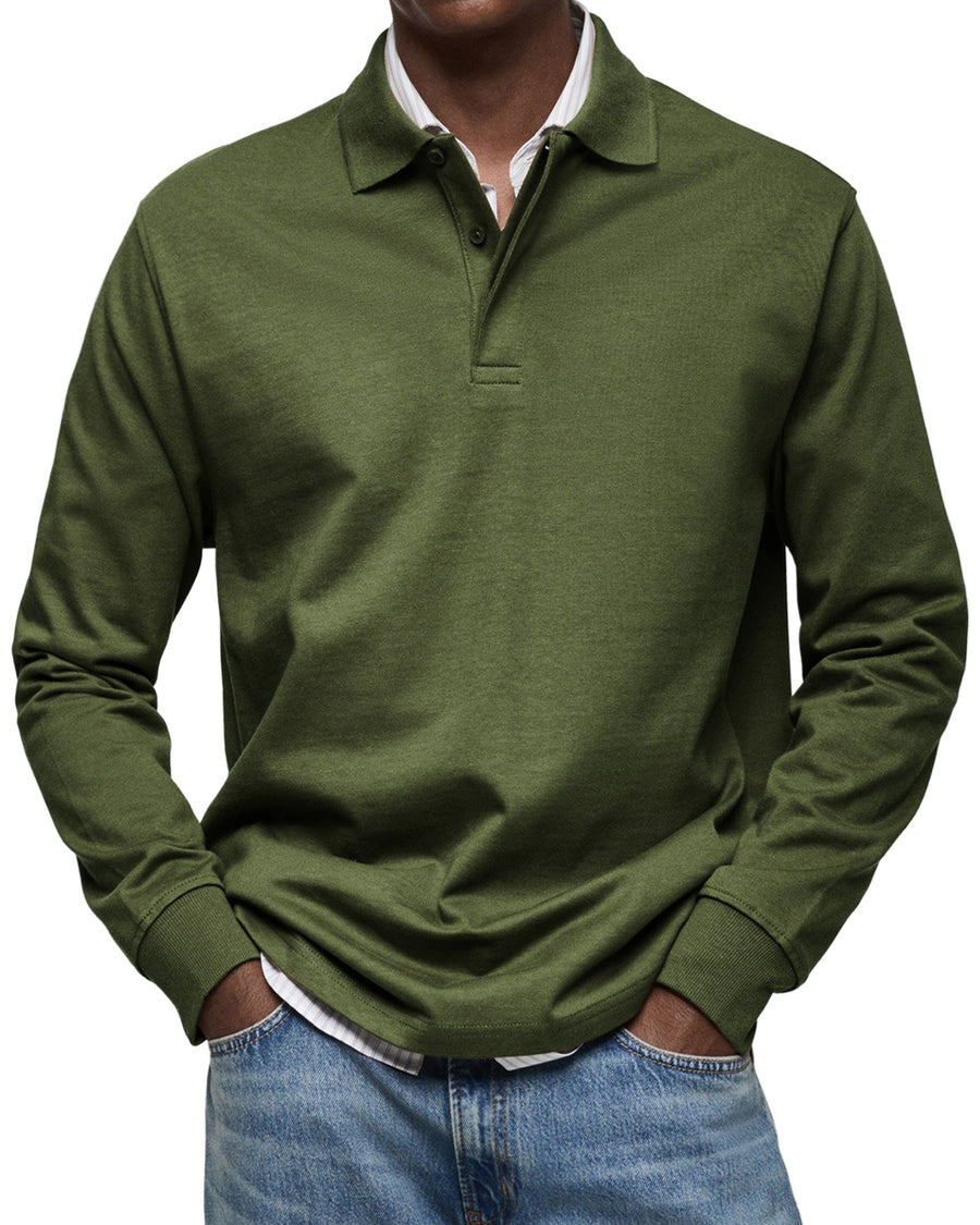 FOSCARI LABEL | POLO DI LUSSO A MANICHE LUNGHE