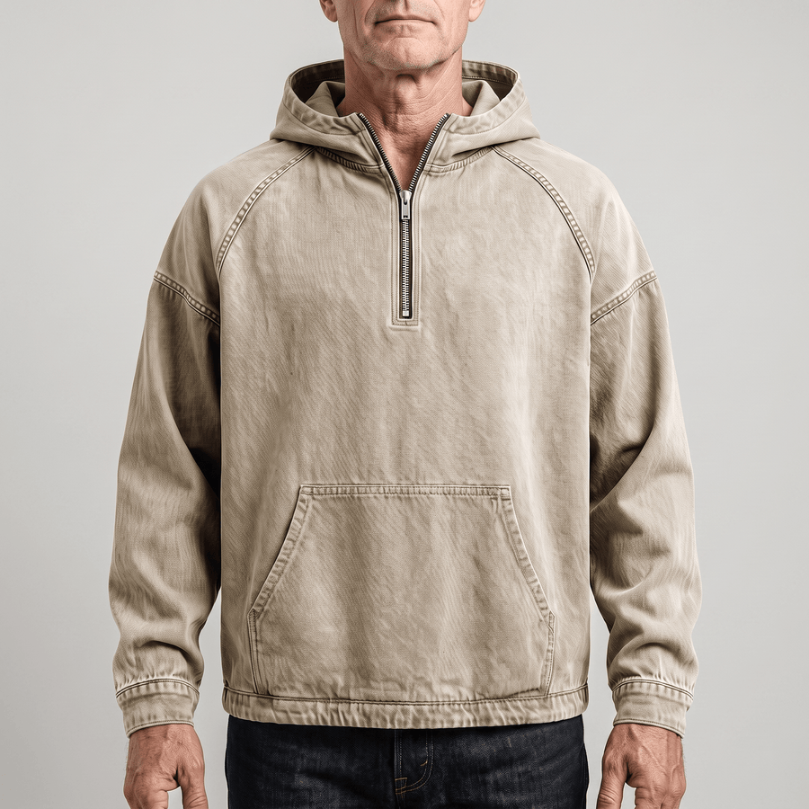 Anorak in Denim Lavato André Ferran