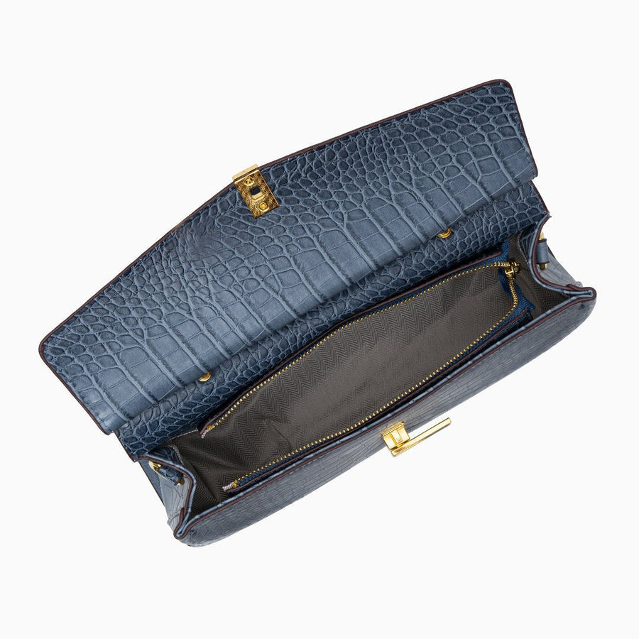 Elisa | Borsa Tote Effetto Coccodrillo