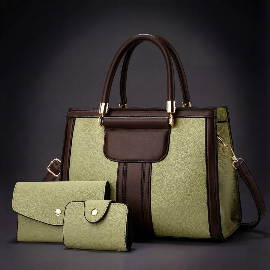 Matilde | Borsa Bicolore con Set