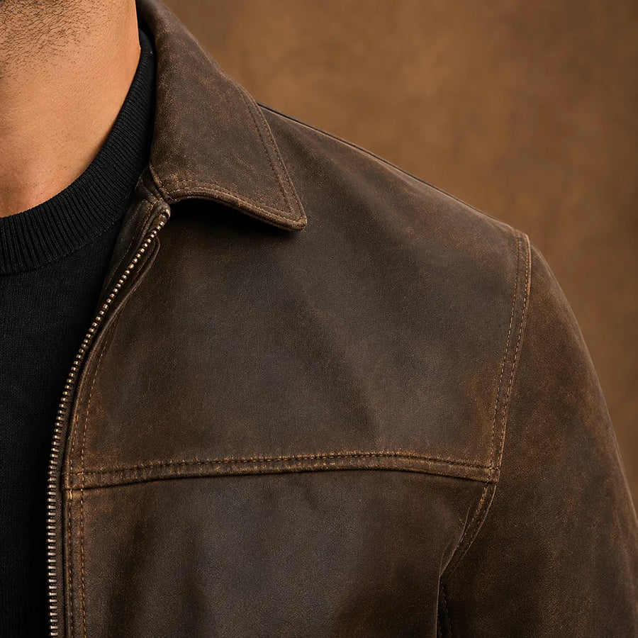 Varga | Giacca leggera con colletto e zip
