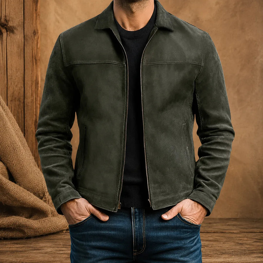 Varga | Giacca leggera con colletto e zip