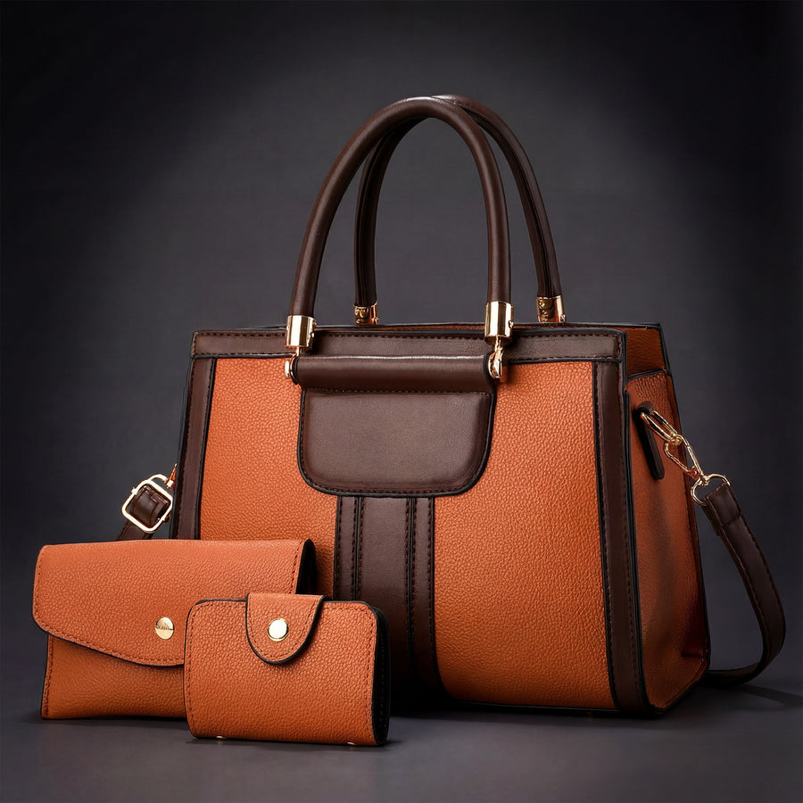 Matilde | Borsa Bicolore con Set