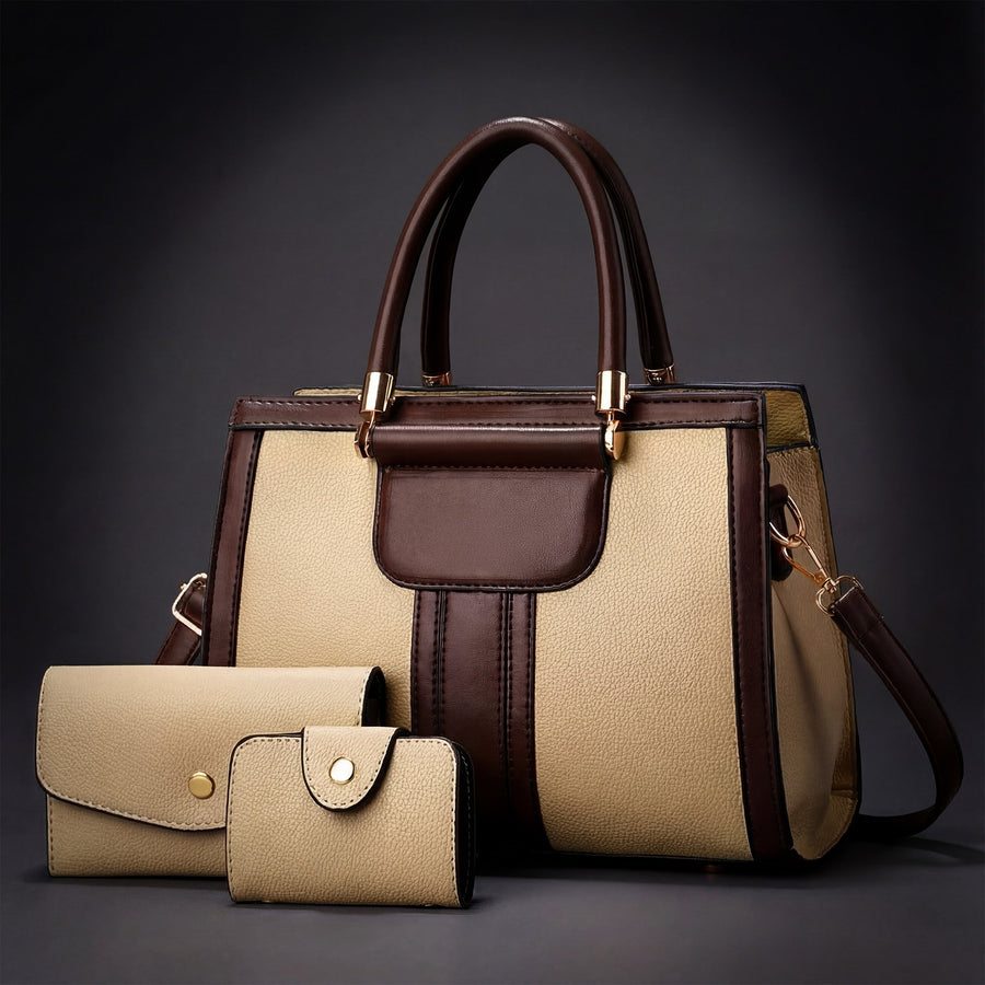 Matilde | Borsa Bicolore con Set