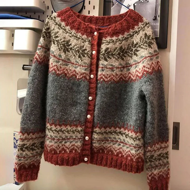 Catherine | Gilet con bottoni e motivo