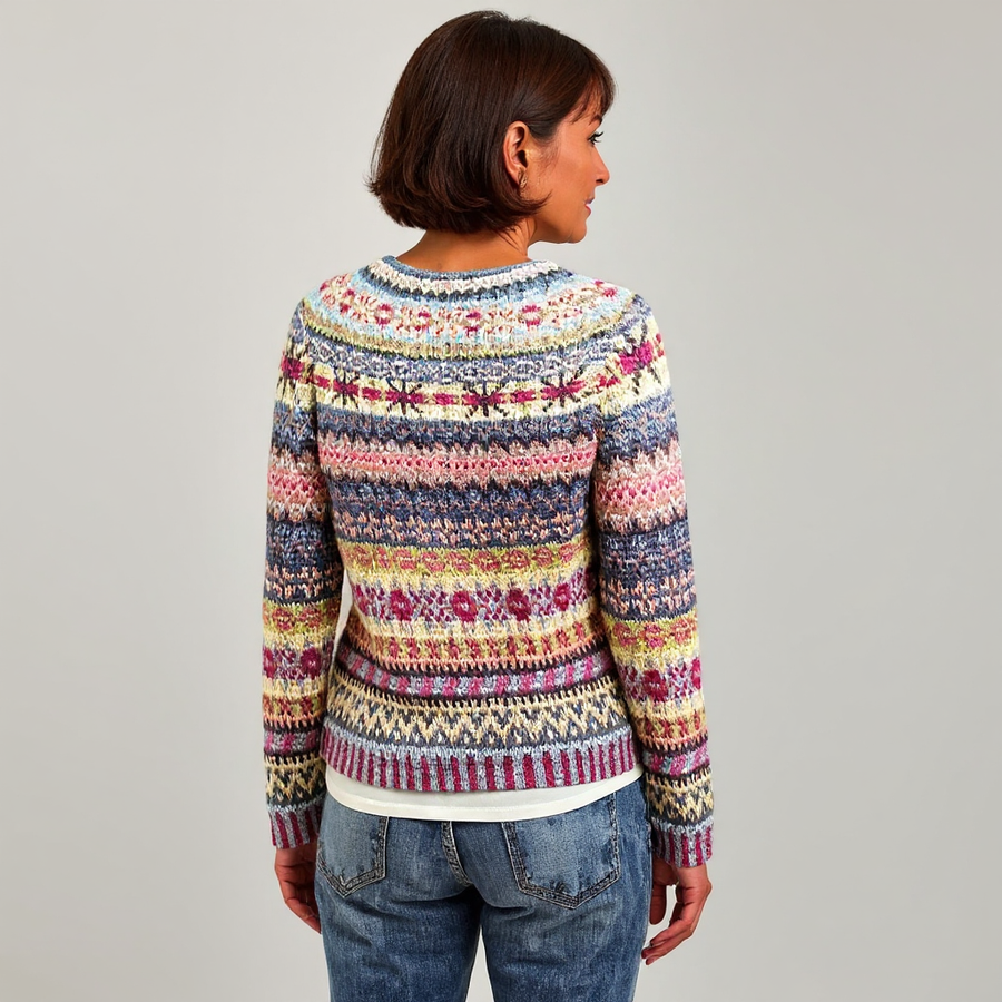 Nicole | Maglione con righe pastello