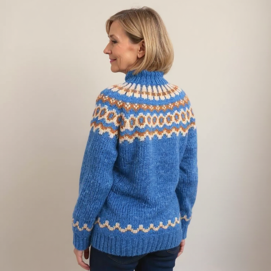 Christine | Maglione con motivo scandinavo