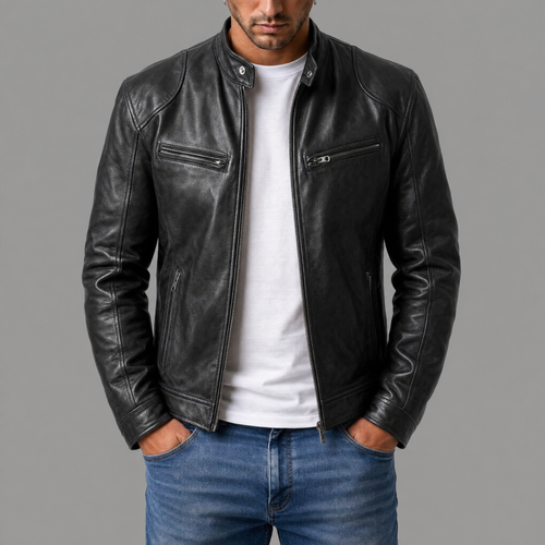 Varga | Giacca in pelle casual