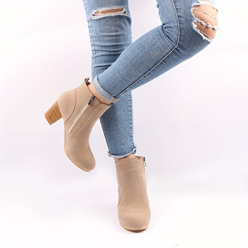 Maryline™ – Stivaletti con tacco stabile e comfort di lunga durata