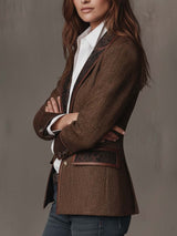 Gisèle | Blazer con Inserti a Motivo a V