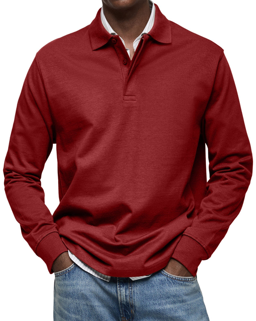FOSCARI LABEL | POLO DI LUSSO A MANICHE LUNGHE