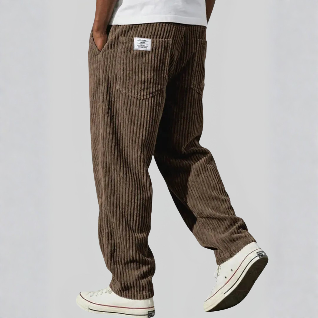 Gareth | Pantaloni in velluto a coste d'ispirazione vintage