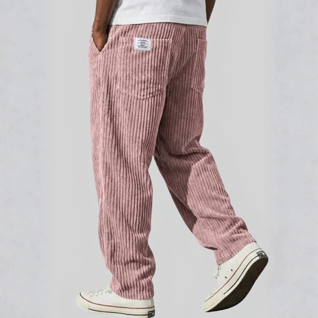 Gareth | Pantaloni in velluto a coste d'ispirazione vintage