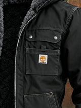 Giacca invernale con tasche multifunzionali strutturate