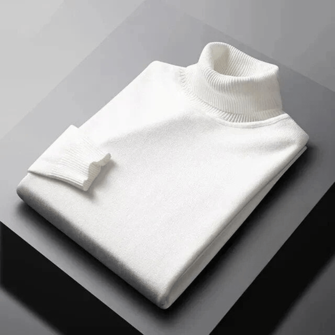 Maglione a collo alto in cashmere André Ferran