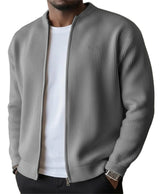 Cardigan con zip a costine André Ferran