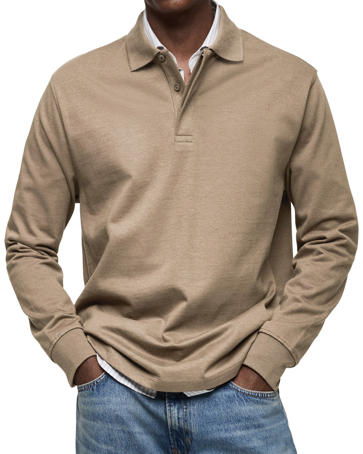 FOSCARI LABEL | POLO DI LUSSO A MANICHE LUNGHE