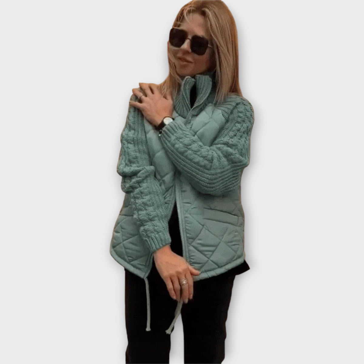LIVIANE™ | GIACCA CHIC IN MAGLIA RIFINITA