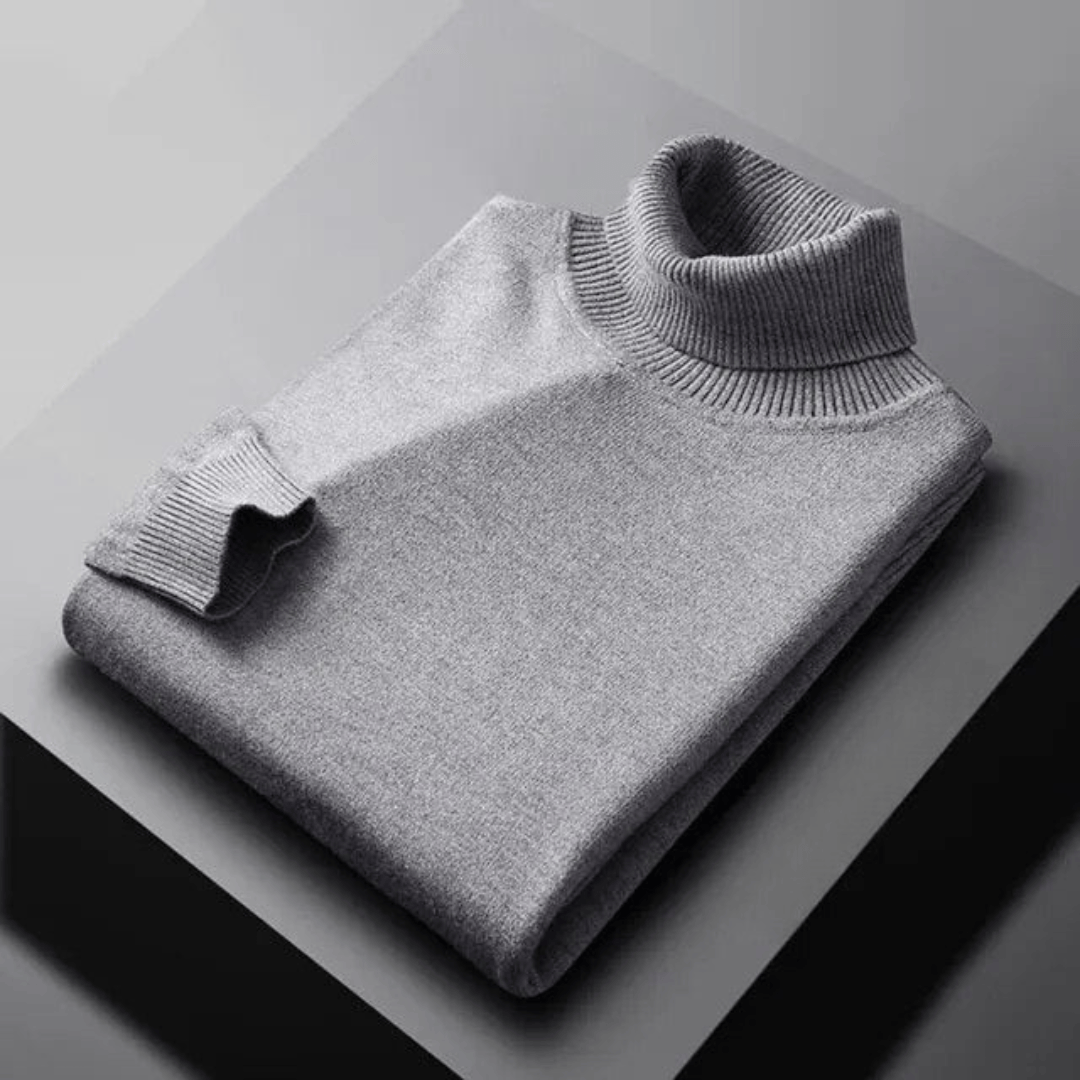 Maglione a collo alto in cashmere André Ferran