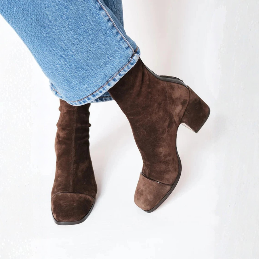 Isaline - Stivaletti Eleganti con Tacco Quadrato