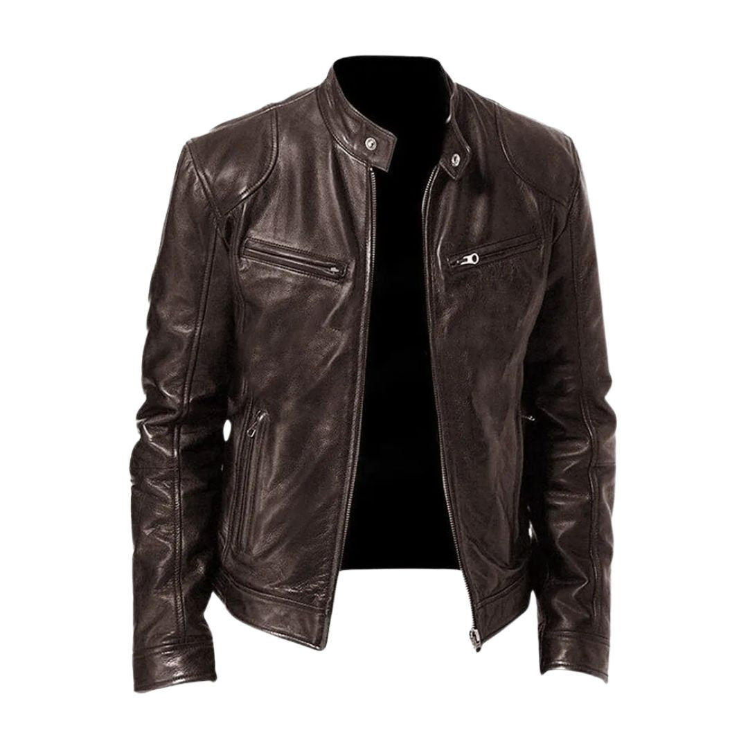 FOSCARI LABEL | Giacca in pelle casual