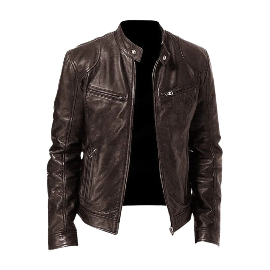 FOSCARI LABEL | Giacca in pelle casual