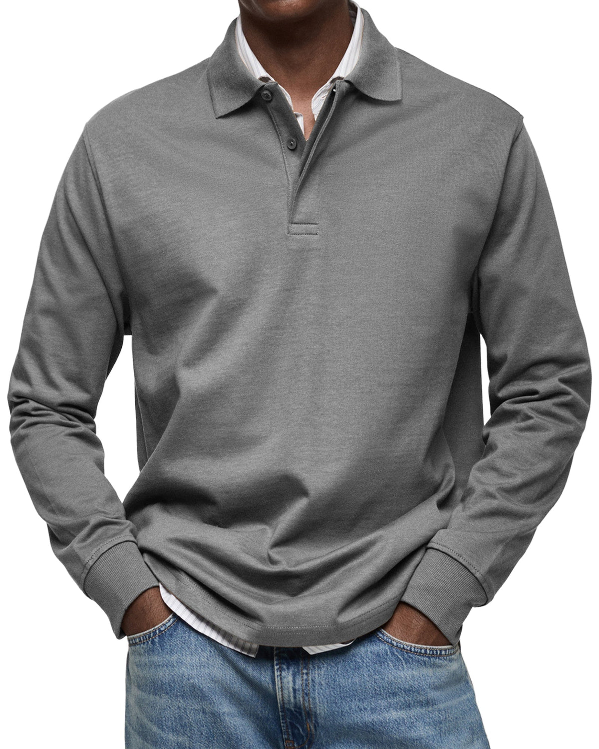 FOSCARI LABEL | POLO DI LUSSO A MANICHE LUNGHE