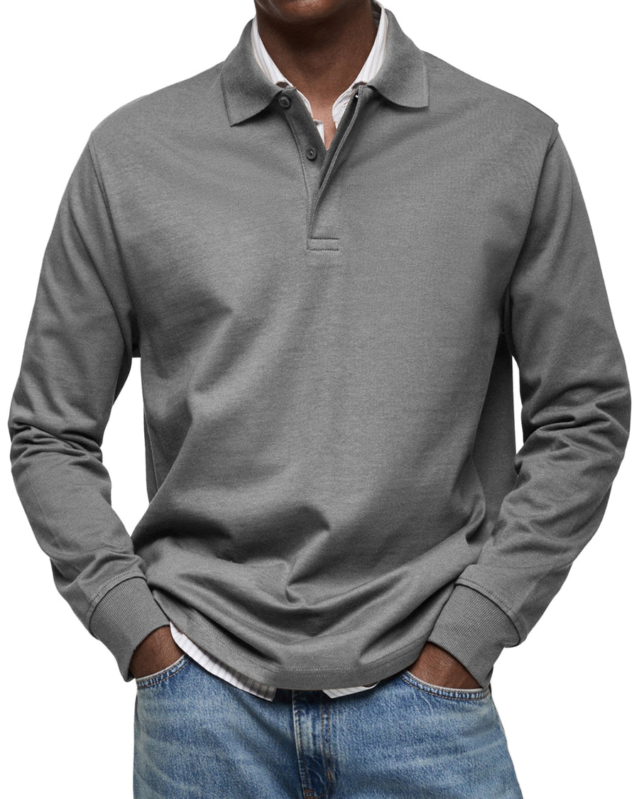 FOSCARI LABEL | POLO DI LUSSO A MANICHE LUNGHE