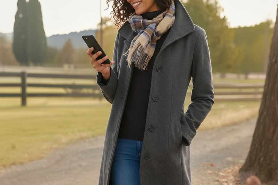 Cappotto lungo classico