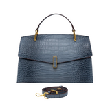 Elisa | Borsa Tote Effetto Coccodrillo