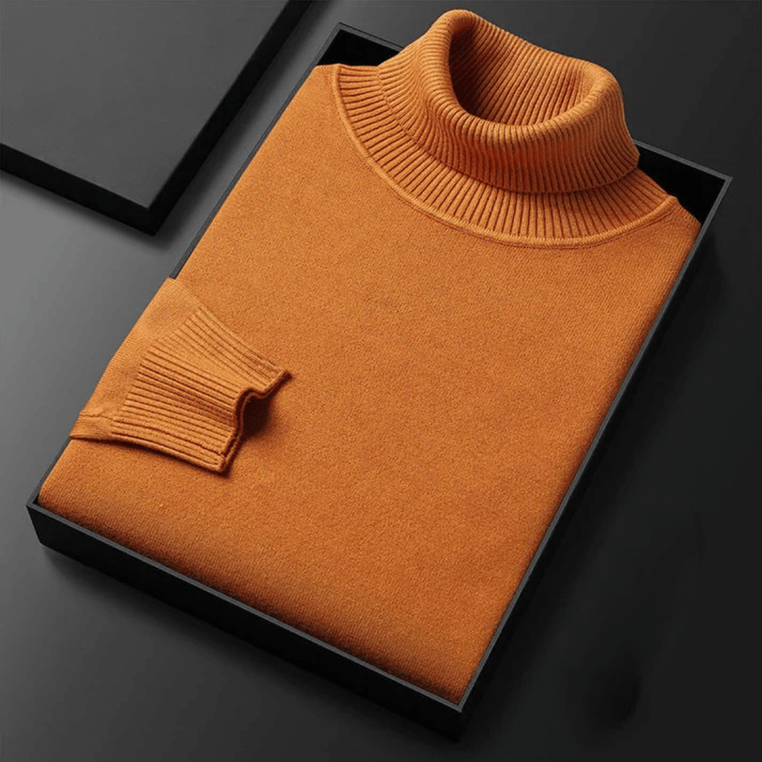 Maglione a collo alto in cashmere André Ferran