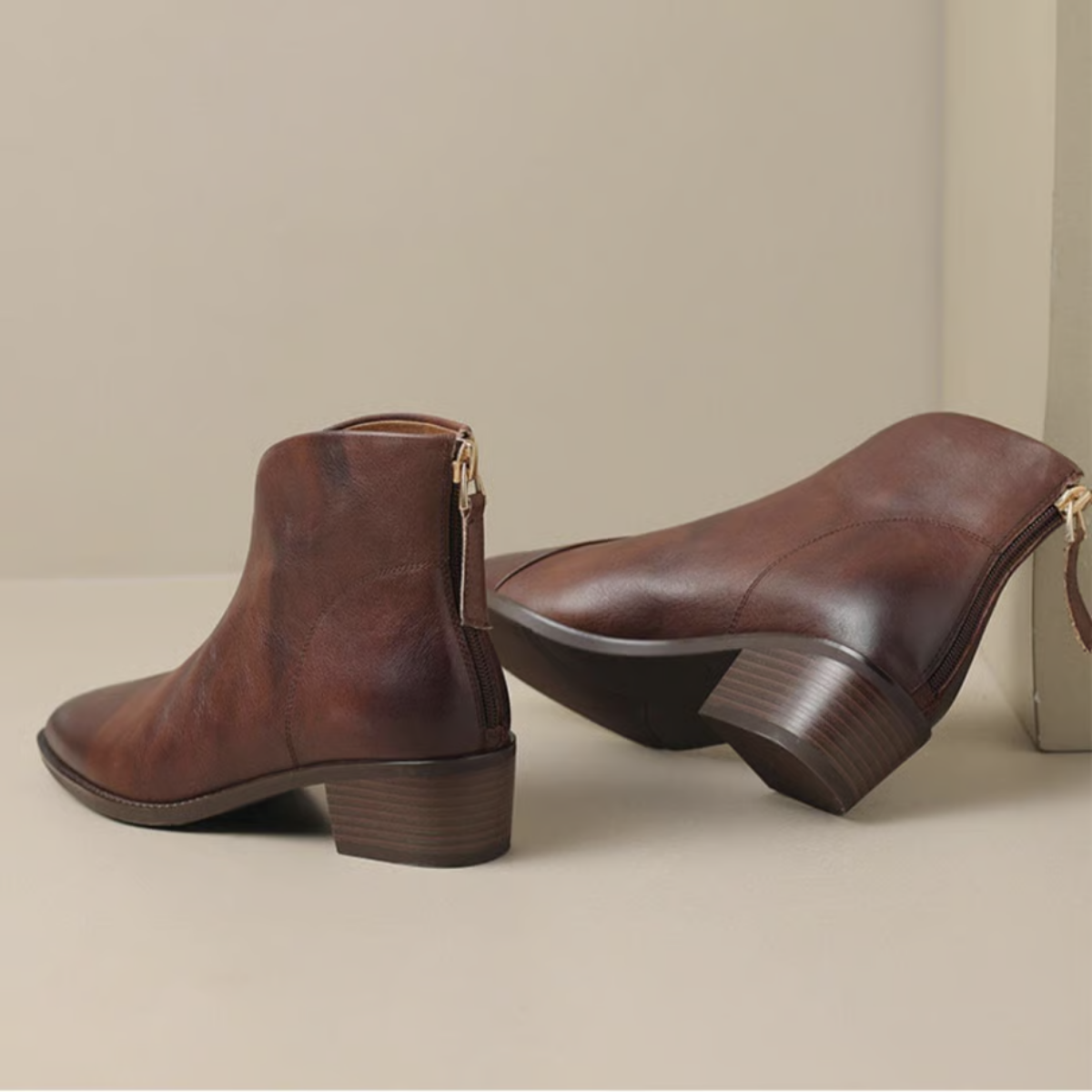Claudine™ | Stivaletti di lusso con tacco basso