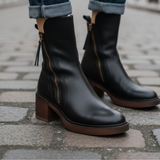 FOSCARI LABEL | Stivaletti con Zip Tacco Comfort Isabelle