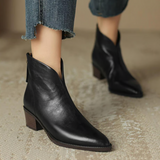 Claudine™ | Stivaletti di lusso con tacco basso