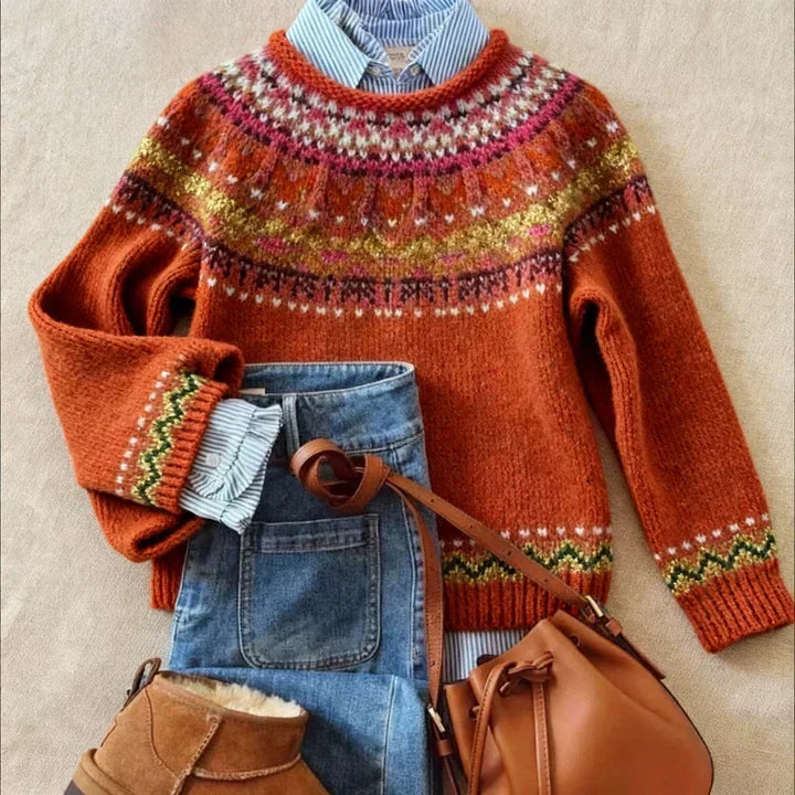 Juliette | Maglione con motivo scandinavo