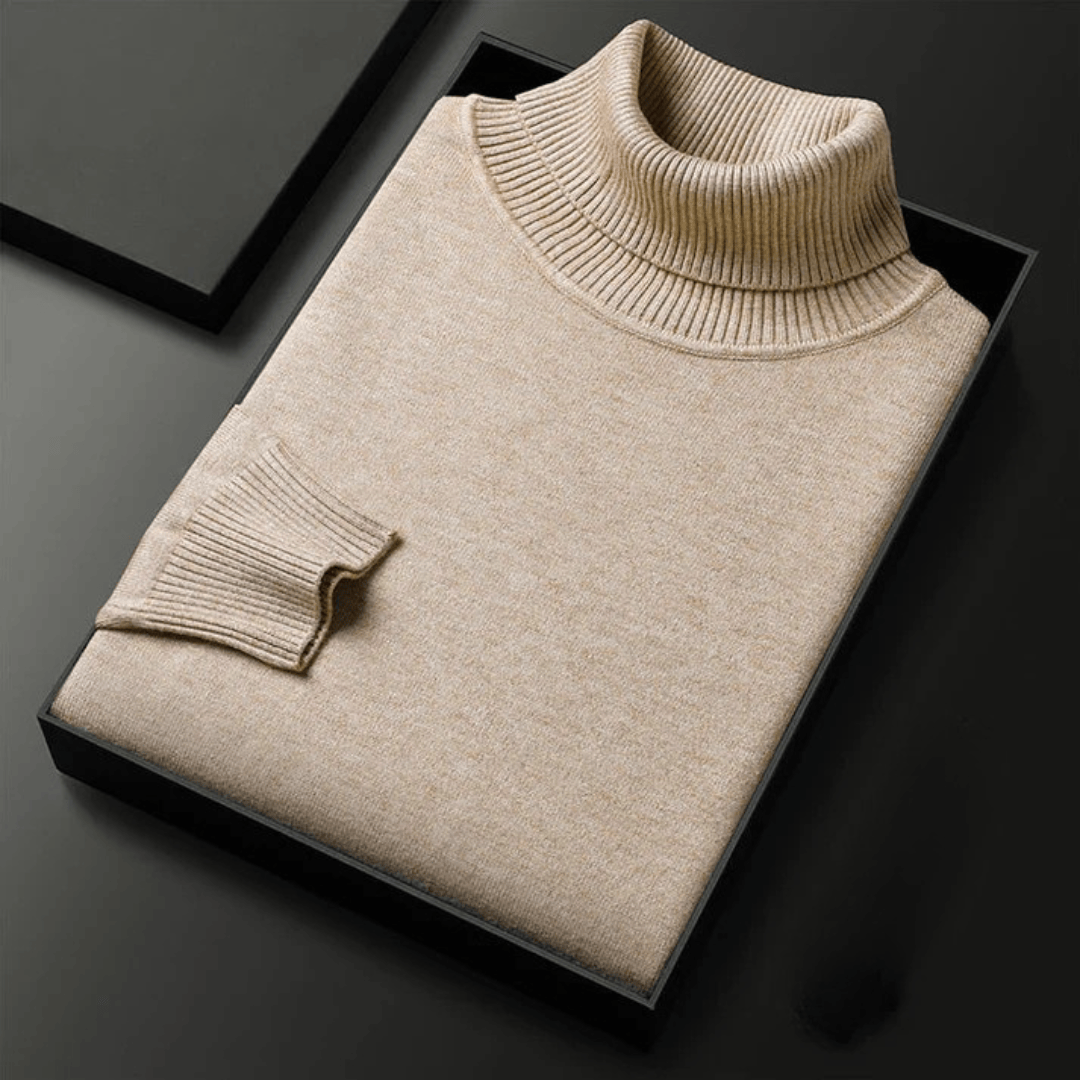 Maglione a collo alto in cashmere André Ferran