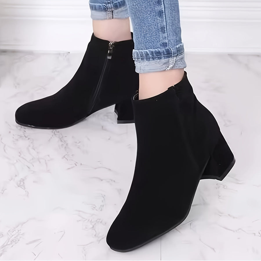 Colette™ – Stivaletti confortevoli con tacco quadrato