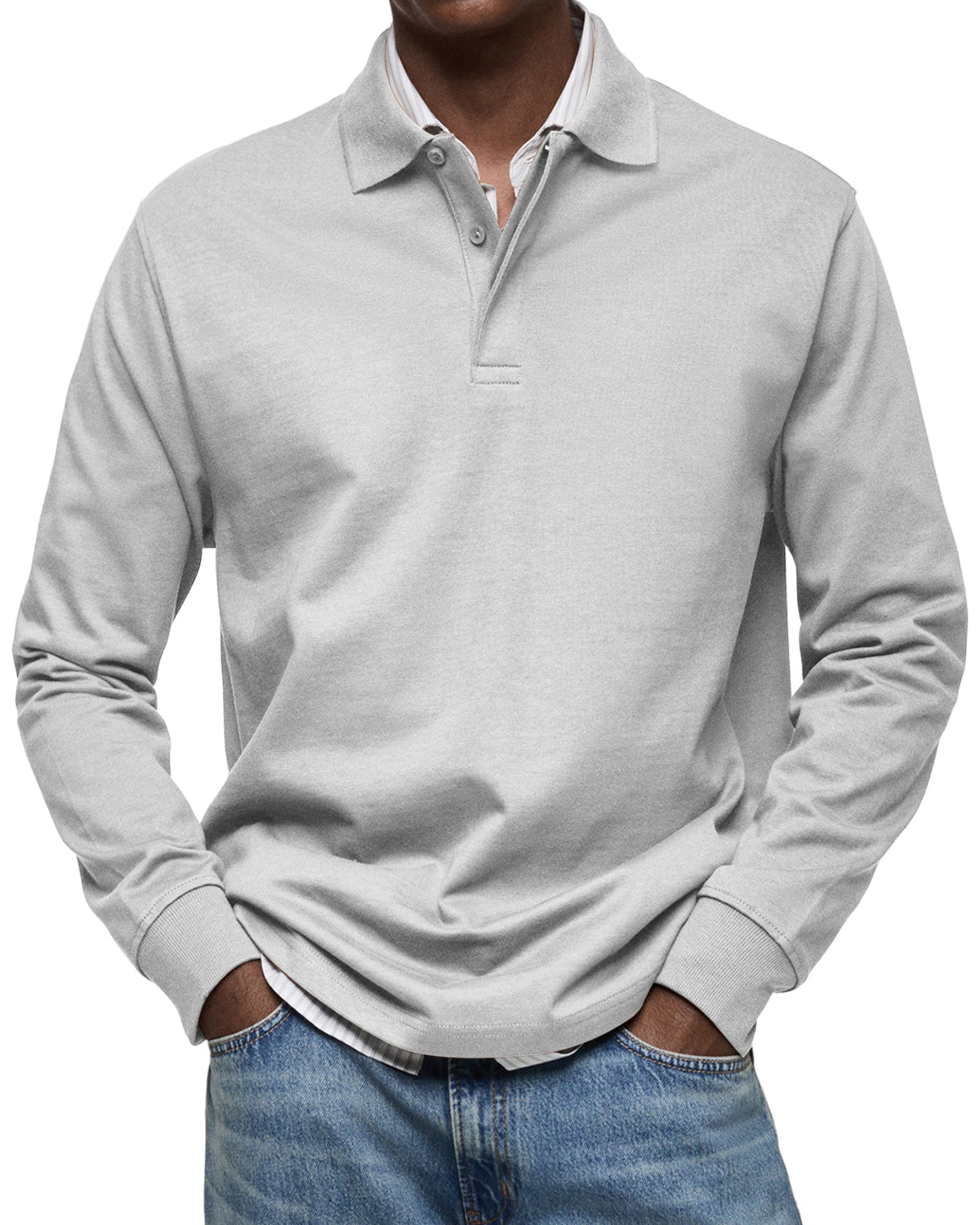 FOSCARI LABEL | POLO DI LUSSO A MANICHE LUNGHE